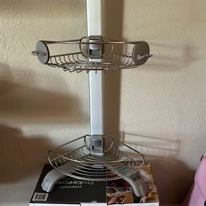 Used but in great condition Simple Human corner shower caddy